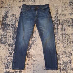 Wrangler Boy's Straight Leg Jeans – Size 14 Husky, Adjustable Waist, Medium Wash